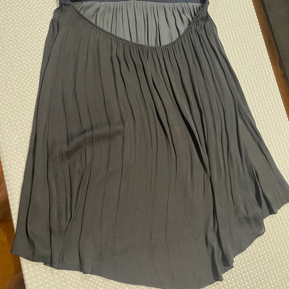 Zara black and navy blue high low dress us size small - Picture 5 of 6